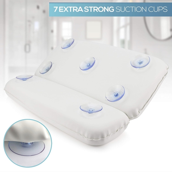 (NEW) Luxury Bathtub Spa Bath Pillow - Picture 4 of 7